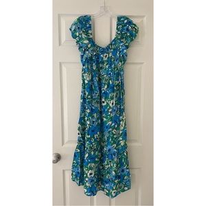 Blu Pepper Floral Maxi Dress